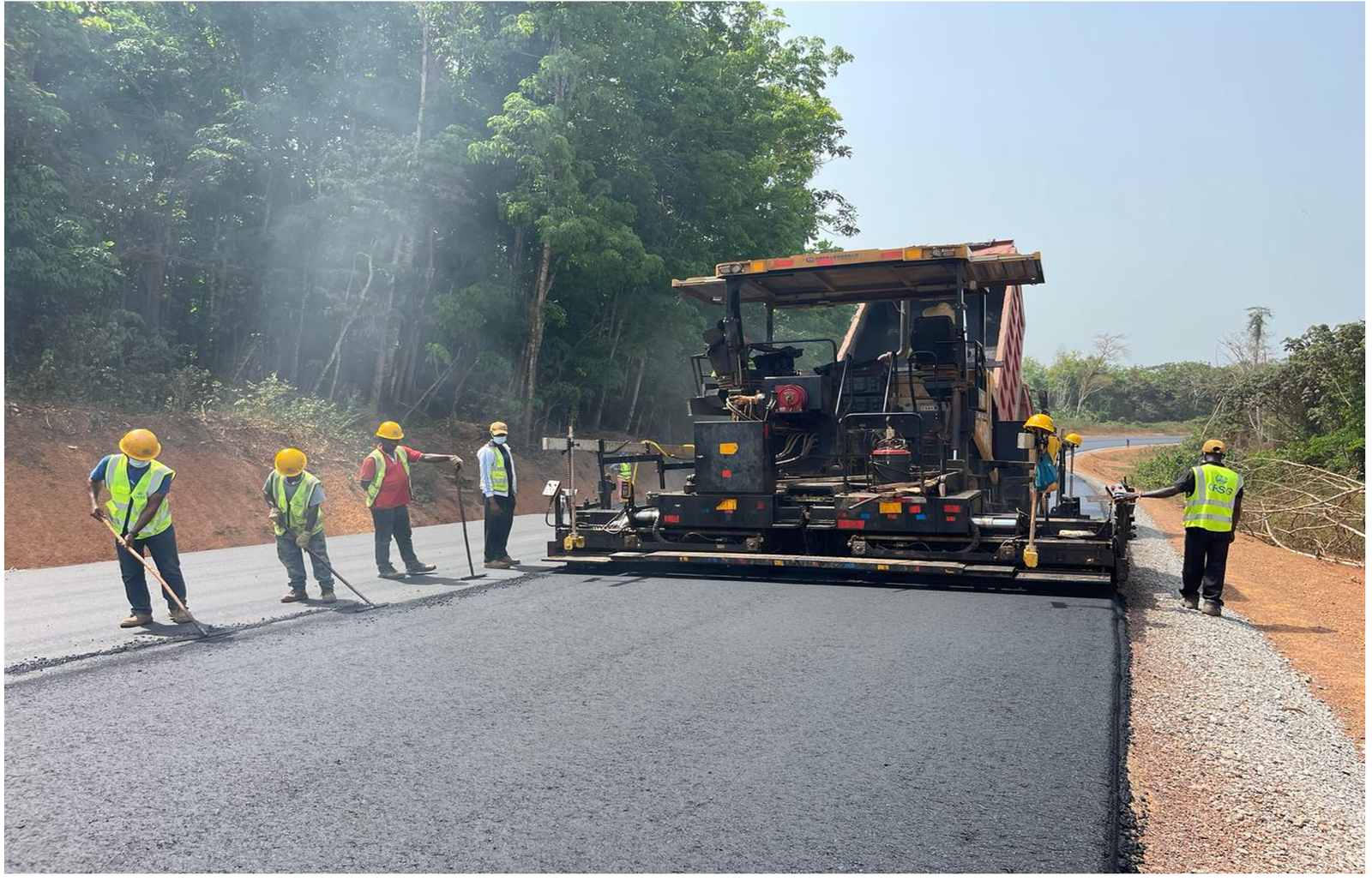 Saglepie to Tappita Highway Construction Progress
